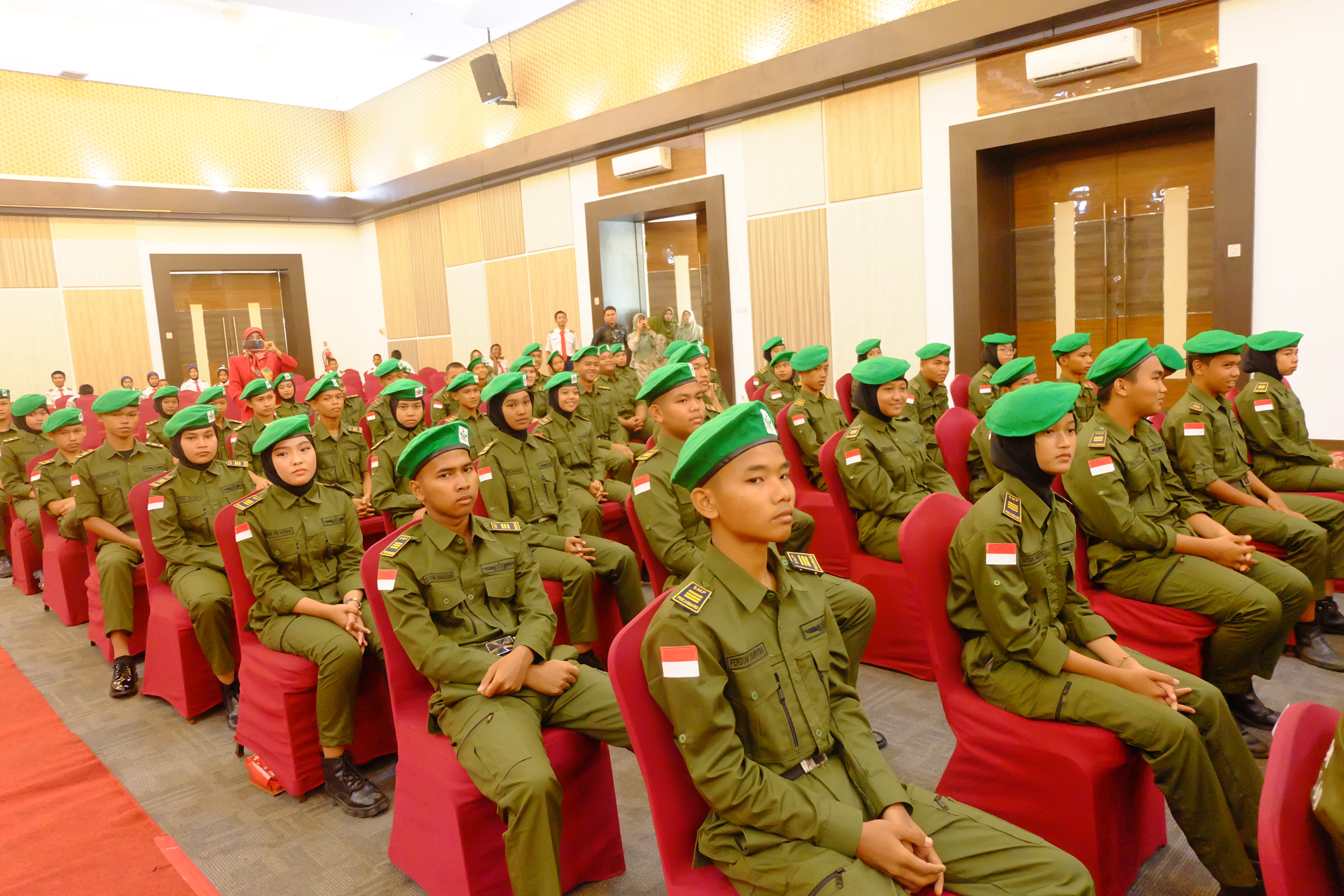 Prosesi Pengukuhan Purna praja TS 01